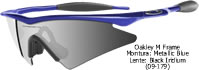 Oakley MFrame Sweep Metallic Blue_Black Iridium (09-179)
